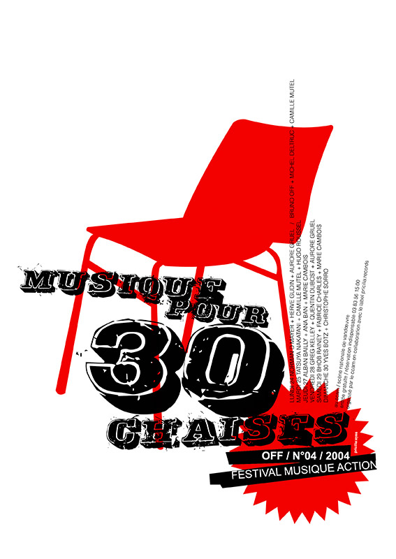Musique pour 30 chaises #04 - 2004